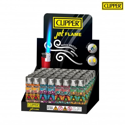 CLIPPER LIGHTER JET TORCH BEETLE 48CT/ DISPLAY